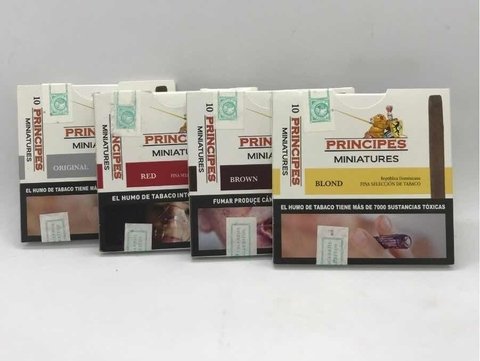 Principe cigarritos miniatures 10 saborizados