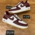 AIR FORCE 1 BRANCO/VINHO