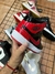 AIR JORDAN 1 MID PRETO/VERMELHO - loja online