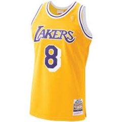Men's Los Angeles Lakers Kobe Bryant Mitchell & Ness Gold 1996-97 Hardwood Classics Authentic Player Jersey - comprar online
