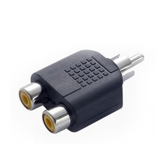 Adaptador Plug RCA a 2 Jack RCA en internet