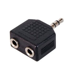 Adaptadora Plug 3.5 St a 2 Jack 3.5 St