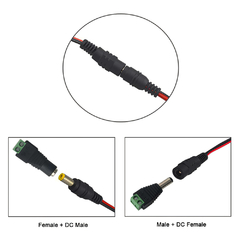 Cable Chicote DC Jack Hembra 2.1 x 5.5 - Arte Digital