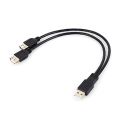 Imagen de Cable 1 USB Macho a 2 USB Hembra ( Disco Externo )