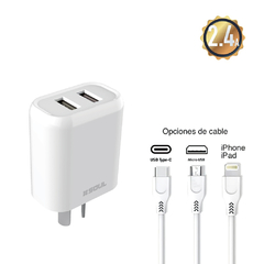 Cargador Rápido Soul Duo Charge 2.4A Tipo C - comprar online