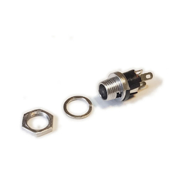 Conector Jack Hembra DC Chasis 2.5 mm con Corte - tienda online