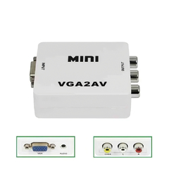 Conversor de VGA a AV 3 RCA Generico - comprar online