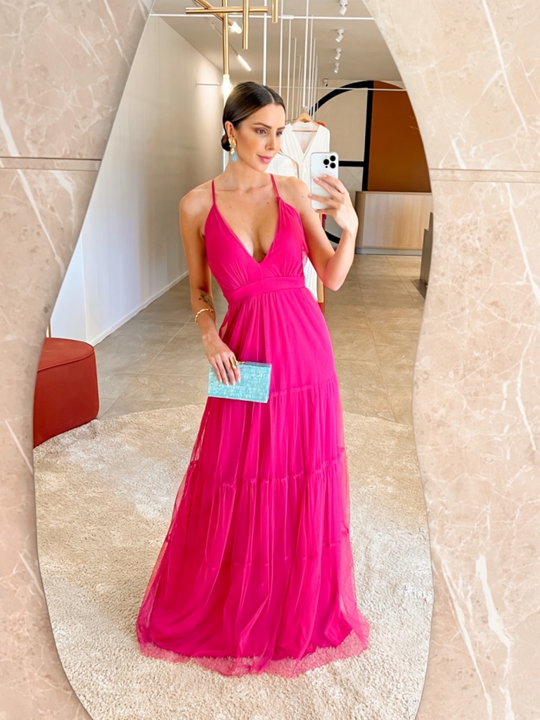 Vestido de cheap alcinha rosa