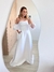 Vestido Noiva tomara que caia drapeado manga bufante Branco na internet