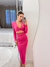 Vestido Suzane midi justo pink na internet