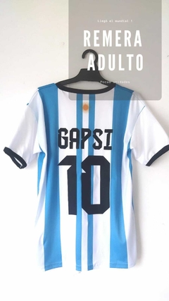 REMERAS PERSONALIZADAS ARGENTINA ADULTO