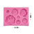 Silicona "rosas varios tamaños" x7 - comprar online