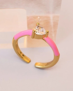 Anillo Plastic Heart (Regulable) Ver Colores en internet