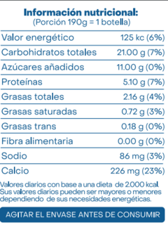 Yogur Bebible Kay 190 ml - Sabor Frutilla - Deslactosado, Sin TACC - - comprar online