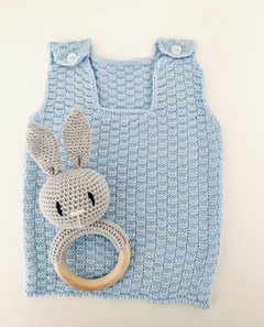 Chalequito tejido lana bebé - comprar online