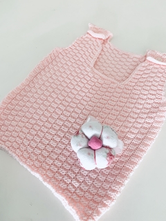 Chalequito tejido lana bebé en internet
