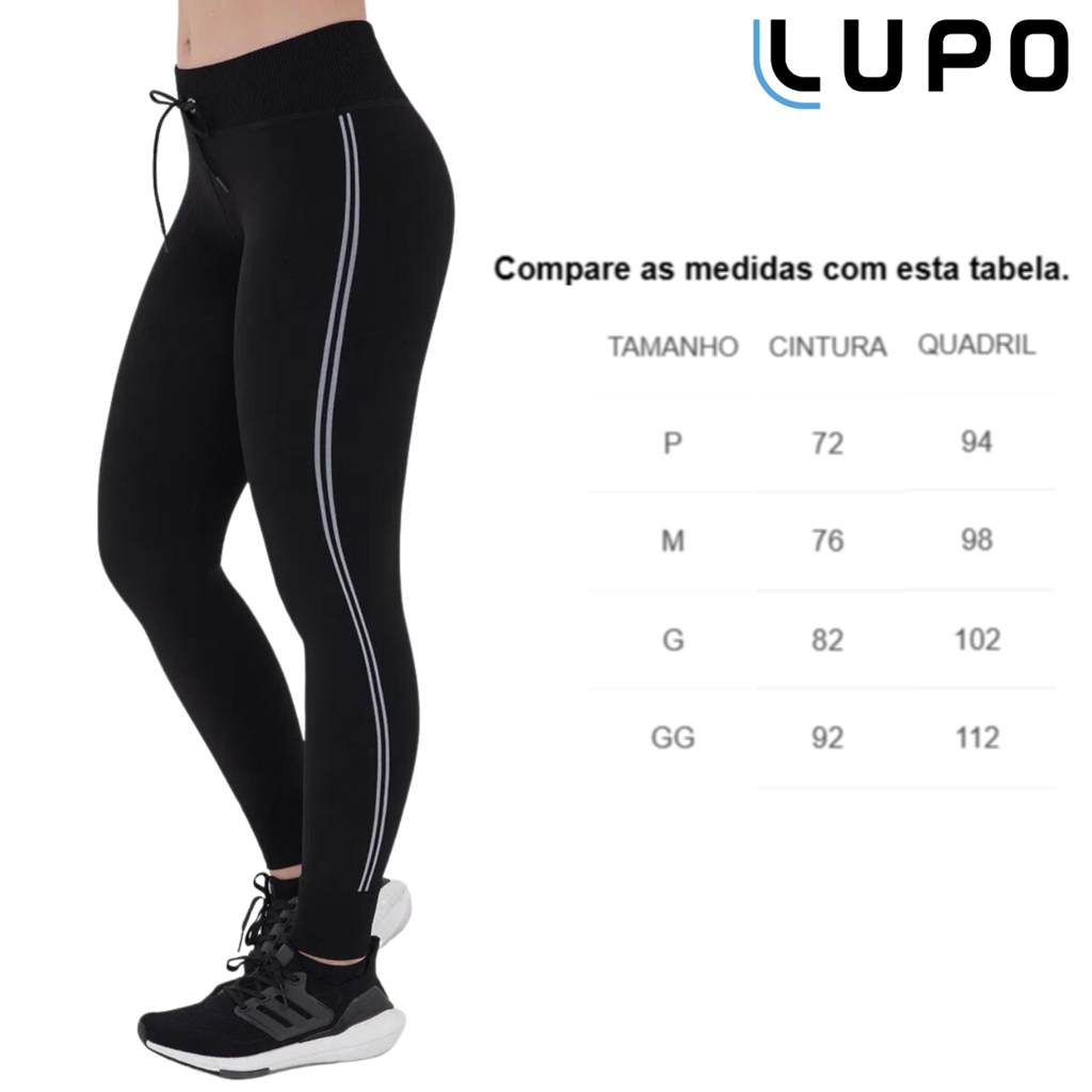 71716) Calça Legging Lupo Feminina Adulto Leg Act Seamless