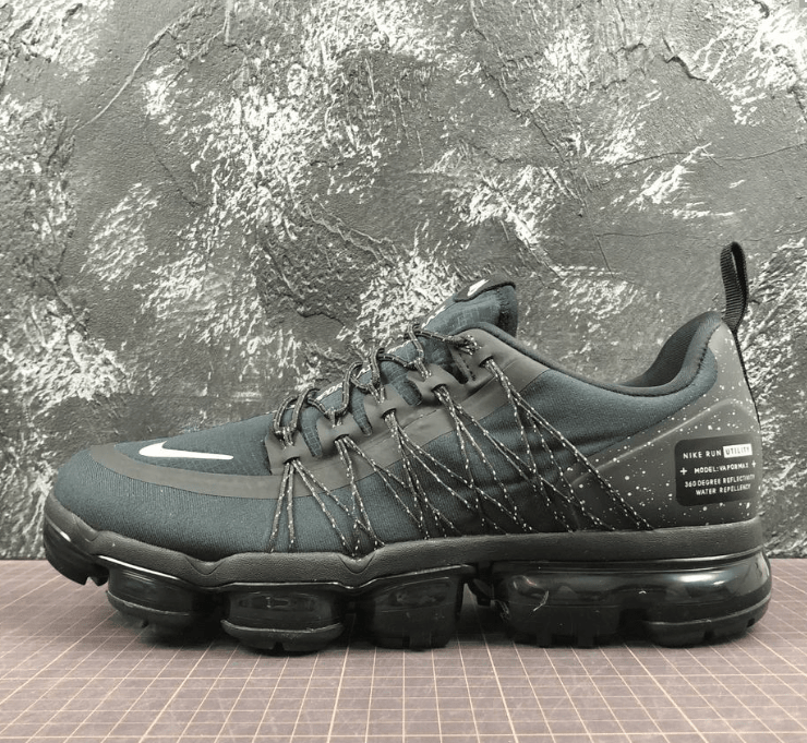 Nike Air VaporMax Run Utility Black White Dark Grey