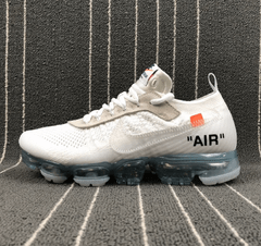 NIKE AIR VAPORMAX FLYKNIT FK 2018 White Black Total Orange
