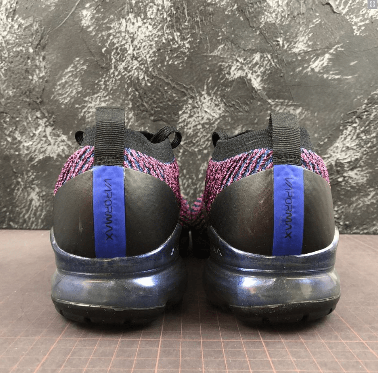 NIKE AIR VAPORMAX FLYKNIT 3 Black Racer Blue Laser Fuchsia