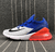 Nike Air Max 270 Flyknit White Blue Red - Outlet Br Premium - Site Oficial