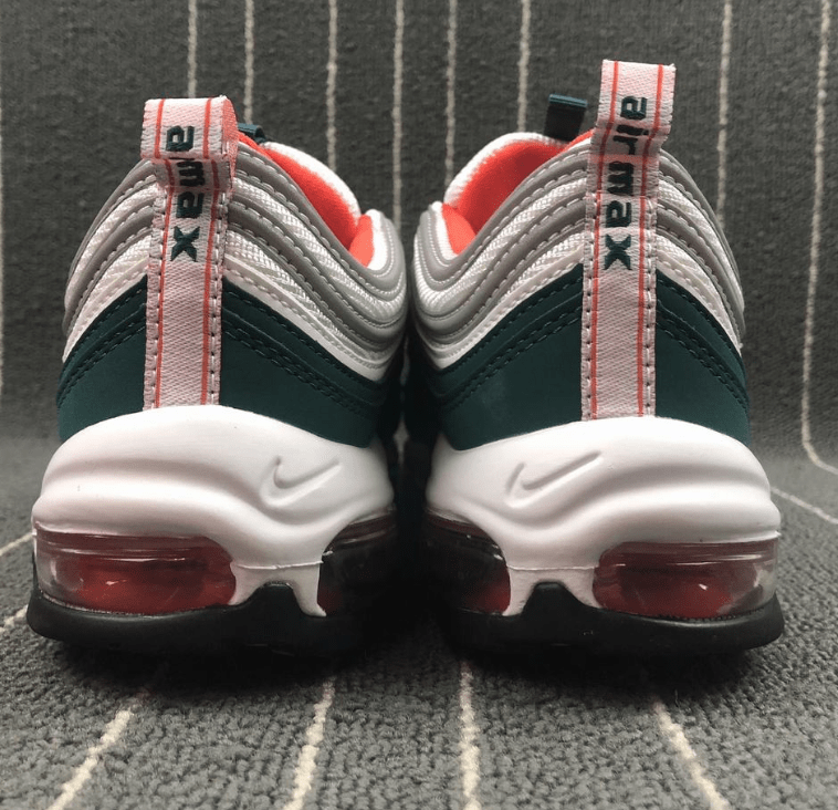Nike air max 97 rainforest white team orange 2025