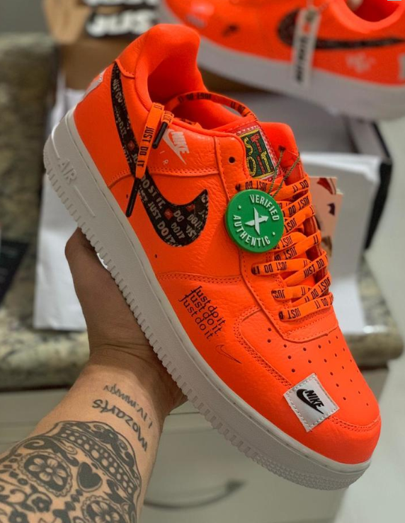 Nike AF1 Orange PRM Just do It