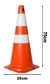 Cone Pvc De Sinalização Laranja E Branco 75 Cm na internet