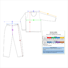 Art. MI9283 Talle 16 - Piyama Varón - Miraggio - Ropa para dormir y estar en casa