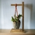 Hanging Vase - Cinza & Laranja