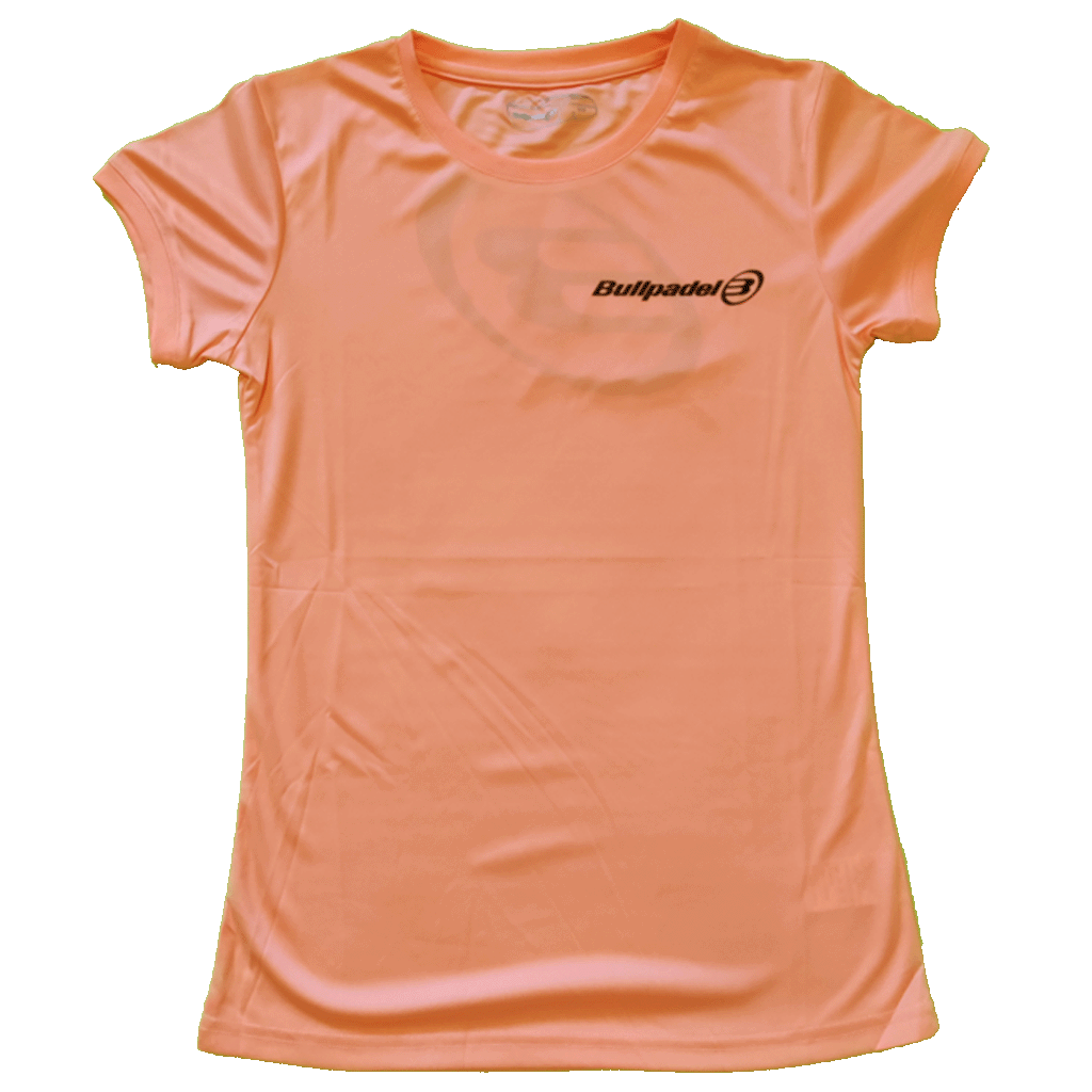 Remera Bullpadel Naranja Fluor Dama Padel Mdq Shop