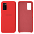 Capa Cover Silicone Aveludada Compatível com Galaxy A03S Vermelho