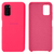 Capa Cover Silicone Aveludada Compatível com Galaxy A03S Rosa Neon