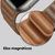 Pulseira Magnética Elos em Couro para Apple Watch - Capinhas e Acessórios para Celulares e Smartwatches | GCM Importados
