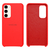 Capinha Celular para Galaxy S23 Plus Silicone Cover Vermelho