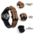Pulseira Couro Híbrido Compatível com Galaxy Watch 4 Watch 5 Watch 6 - Capinhas e Acessórios para Celulares e Smartwatches | GCM Importados