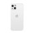 Capinha Celular Para iPhone 13 Silicone Vidro Fosco Lentes de SAFIRA - Branco