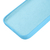 Capinha Silicone Aveludado para iPhone 14 Plus Azul Piscina