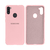 Capinha Celular Galaxy A11 Silicone Cover Aveludado Rosa chiclete