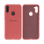 Capinha Celular Galaxy A11 Silicone Cover Aveludado Vermelho Antigo