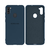 Capinha Celular Galaxy A11 Silicone Cover Aveludado Azul Horizonte