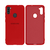 Capinha Celular Galaxy A11 Silicone Cover Aveludado Vermelho