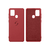 Capinha Celular Galaxy A21S Silicone Cover Aveludado Vermelho Fosco