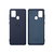 Capinha Celular Galaxy A21S Silicone Cover Aveludado Azul Cobalto