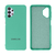 Capinha Celular Galaxy A32 5G Silicone Cover Aveludado Verde Água