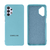 Capinha Celular Galaxy A32 5G Silicone Cover Aveludado Azul Piscina