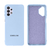 Capinha Celular Galaxy A32 5G Silicone Cover Aveludado Azul Bebê