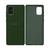 Capinha Celular Silicone Aveludada Galaxy A71 Cover Verde Escuro