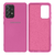 Capinha Celular Galaxy A72 Silicone Cover Aveludado Rosa Hisbisco
