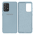 Capinha Celular Galaxy A72 Silicone Cover Aveludado Azul Bebê